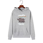 3DWY Sweatshirts Women 2019 Long Sleeve Rainbow Animal Print Rhinoceros Winter Hoodie Warm Polerones Cute Woman Hoodies