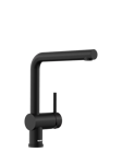 BLANCO Linus Swivel Spout Single Lever Kitchen Mixer Tap, Satin Dark Steel