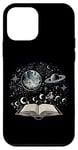 iPhone 12 mini Book Galaxy Star Stars Pattern Print Case