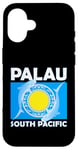 iPhone 16 Flag of Palau South Pacific Spotted Shark Case