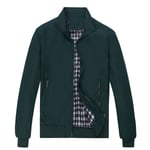 (4xL 90-95KG-Green)Huomaa, että nimikkeemme alkavat värillä ja koolla. Jos tarvitset eri väriä tai kokoa, ilmoita haluamasi väri tai koko. Bomber Jacket Miesten Uusi Saapuneet Slim Jackets Miesten Kevätsyksyn rento takki Yksivärinen Stand Collar Coat Mies