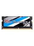 G.Skill Ripjaws SODIMM DDR4-3200 - 8GB - CL18 - Single Channel (1 pcs) - Intel XMP - Musta