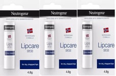 3 X Neutrogena Norwegian formula Lip Care SPF20 4.8g