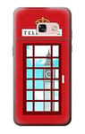 England Classic British Telephone Box Minimalist Case Cover For Samsung Galaxy A3 (2017)
