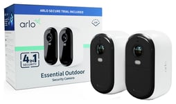 Arlo Essential 2 1080p 4-in-1 Wi-FI Security Camera - Pack