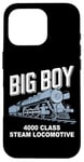 Coque pour iPhone 16 Pro Big Boy 4000 Locomotive à vapeur Locomotive Train Lover Lover