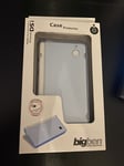 nintendo dsi case protector neuf blister + lens bonus coque bleu transparent