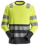 Snickers T-shirt 2433, High-Vis, kl 2, gul / antracitgrå, stl. M