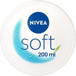 NIVEA Soft Moisturising Cream (200ml), A 230 g (Pack of 1) 