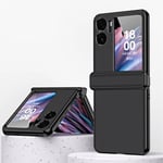 OPPO Find N2 Flip Electroplasting PU Case  Black