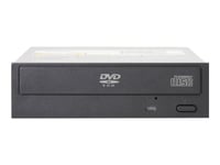 HPE - Lecteur de disque - DVD-ROM - 16x - Serial ATA - interne - 5.25" - pour ProLiant DL370 G6, MicroServer, ML110 G6, ML110 G7, ML115 G5, ML330 G6, ML350 G6, ML370 G6