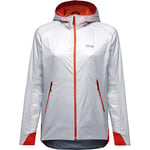 GOREWEAR R5 Women GORE-TEX INFINIUM™ Insulated Jacket, White/Fireball, 40