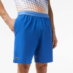 Lacoste Mens Tennis x Novak Djokovic Taffeta Shorts in Blue material_polyester - Size 4XL