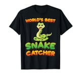 Worlds Best Snake Catcher Snake Hunter Pit Viper Snake Lover T-Shirt