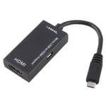 Adaptor, Mhl (Tata) - Hdmi (Mama), Micro Usb-B