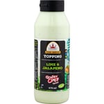 Poppamies Street Chef Lime & Jalapeno Topping -kastike, 970ml