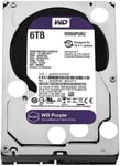 Purple 6To - Disque dur interne pour la vidéo surveillance avec technologie Allframe 4K¿ - 3.5"" SATA 6 Go/s, 180To/an, 64Mo Cache, 5400rpm - WD60PURZ