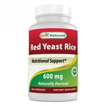 Red Yeast Rice 600 mg 120 Caps By Best Naturals