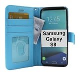 New Standcase Wallet Samsung Galaxy S8 (G950F) (Ljusblå)