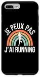 Coque pour iPhone 7 Plus/8 Plus humour Je Peux Pas J'Ai Running hommes