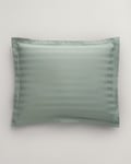 GANT - Stripete putetrekk i sateng 50x70cm og 70x100cm  clay green