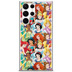 ERT GROUP Coque de téléphone Portable pour Samsung S22 Ultra Original et sous Licence Officielle Disney Motif Princess 001 Parfaitement adapté à la Forme du téléphone Portable, Coque en TPU