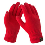 Bequemer Laden Femmes Hiver Chaud Gants Tactiles Thermique Tricot Gants de Travail Cadeau Femme pour Temps Froid avec Doublure Polaire