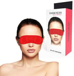 Masque rouge sexy masque pour les yeux fétiche accessoire masque de bondage