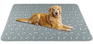 Baodan Reusable Dog Training Pads, Washable Puppy Pads, Super Absorbent Waterproof Dog Mat Pee Pads for Dogs, Fast Drying Training Pads for Home, Car, Travel - 152 x 122 cm