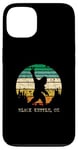 Coque pour iPhone 13 Black Kettle OK Sasquatch Panneau de paix Motif Bigfoot