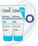 Cerave Crème SA Anti-Rugosités - 2 X 177Ml - Crème Exfoliante Hydratante 24H Cor