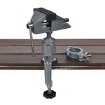 Holder and Vise Etau avec pince à 360 degrés et autres outils rotatifs,outils de travail du métal, modèle artisanale, table avec support de meuleuse et perceuse Dremel, 2 en 1 ""Nipseyteko