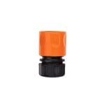 Black+Decker Raccord Rapide en Plastique pour Tuyau d'arrosage 1/2" Ø 13 mm Noir/Orange