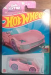 HOT WHEELS 2021 BARBIE EXTRA, PINK, LONG CARD.