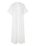 Rabens Sal R Susi - Poplin Long Kaftan Vit