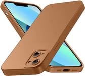 Tenphone Coque pour iPhone 13, Coque iPhone 13 (6,1), Housse Etui de Protection en Silicone Souple, Cover Antichoc avec Protege de Camera, Compatible avec (Marron, IP 13 (6,1))