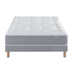 Ensemble Matelas Douces Nuits Laly 100% Latex + Sommier Base Ferme 140x200