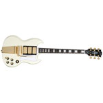 Epiphone 1963 Les Paul SG Custom Classic White, Maestro Vibrola, m/case