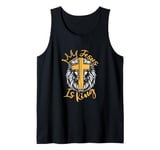 Jesus is my King - Bible True Story - Jesus Happy Tank Top