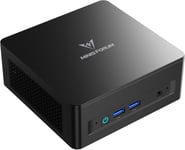 Mini Pc Um690 Slim,Amd Ryzen 9 6900Hx Cpu 8C/16T Jusqu'À 4,9 Ghz,Barebone Sans Ram/Ssd/Os,Amd Radeon 680M Graphic,Hdmi/Usb 4/Dp,Wifi,Bt,Rj45 2.5G