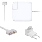 Chargeur secteur compatible Magsafe 2 60W blanc