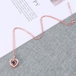 Valentines Gift Necklace Heart Shape Pendant