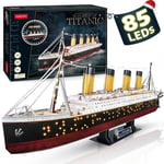 LED  3D  Puzzle ,  88  Cm ,  Titanic  Ship  Model  Toys  for  Adults  and  Teens