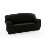 SOFAKOVER® Housse de canapé Pocket Super élastique, pour canapé 2 Places, au Design Exclusif, Respirante, Confortable et Durable, Facile à Installer. Dimensions : 140-180 cm. Couleur : Noir