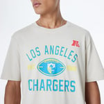 LOS ANGELES CHARGERS New Era Casquette NFL Regular T-Shirt Vieilli sérigraphié Team Graphic Stone Unisexe