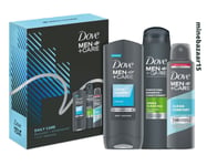 Dove Men+Care Daily Care Trio body wash, 2-in-1 shampoo & conditioner 