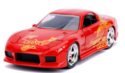 JADA TOYS, MAZDA RX-7 FAST & FURIOUS 1993 red, 1/32, JAD31442