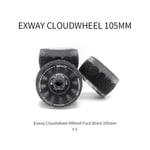 Exway CloudWheel 105mm Pack for Wave Riot Black