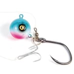 Deadbait Halibut Rig 300g Blue/Pearl/Pink, 12/0 and 3/0 hook