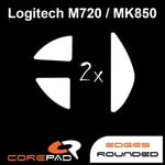 Corepad Skatez Logitech M720 MK850 Souris Pieds Patins Remplacement Hyperglide